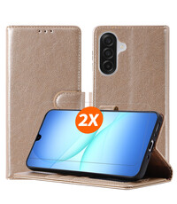 Ntech Hoesje geschikt voor Samsung Galaxy A18 5G hoesje Goud