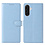 Ntech Hoesje geschikt voor Samsung Galaxy A18 5G hoesje Blauw pasjeshouder telefoon hoes - Met screenprotector tempered glass voor Galaxy A18 / A17 5G - 2x