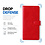 Ntech Hoesje geschikt voor Samsung Galaxy A18 5G hoesje Rood pasjeshouder telefoon hoes - Met screenprotector tempered glass voor Galaxy A18 / A17 5G - 2x