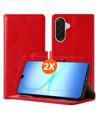 Ntech Hoesje geschikt voor Samsung Galaxy A18 5G hoesje Rood