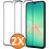 Ntech Full Cover Screenprotector geschikt voor Samsung Galaxy A18 / A17 5G Zwart 2pack | Volledige Beschermglas Tempered Glass | Samsung Galaxy A18 5G Screenprotector