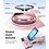 Ntech Hoesje Geschikt voor Samsung Galaxy A18 / A17 5G / hoesje Rose Goud backcover met Met Draaibare Ring Houder en camera bescherming + Samsung A18 Screenprotector 2 pack