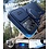 Ntech Hoesje Geschikt voor Samsung Galaxy A18 / A17 5G / hoesje Blauw backcover met Met Draaibare Ring Houder en camera bescherming + Samsung A18 Screenprotector 2 pack