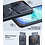 Ntech Hoesje Geschikt voor Samsung Galaxy A18 / A17 5G / hoesje Zwart backcover met Met Draaibare Ring Houder en camera bescherming + Samsung A18 Screenprotector 2 pack