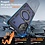Ntech Magsafe Hoesje Geschikt voor Samsung Galaxy A18 / A17 5G / hoesje Navy backcover met Met Draaibare Ring Houder en camera bescherming + Samsung A18 Screenprotector 2 pack