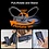 Ntech Magsafe Hoesje Geschikt voor Samsung Galaxy A18 / A17 5G / hoesje Navy backcover met Met Draaibare Ring Houder en camera bescherming + Samsung A18 Screenprotector 2 pack