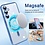 Ntech Hoesje Geschikt voor Samsung Galaxy A18 Hoesje Blauw - Geschikt voor MagSafe – Siliconen Back Cover – Schokbestendig  Galaxy A17 - Telefoonhoesje – Dunne Beschermhoes