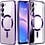 Ntech Hoesje Geschikt voor Samsung Galaxy A18 Hoesje Paars - Geschikt voor MagSafe – Siliconen Back Cover – Schokbestendig  Galaxy A17 - Telefoonhoesje – Dunne Beschermhoes