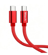 Ntech Ntech - USB C Kabel - 65W Snellader Kabel 1.2M