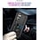 Ntech Hoesje Geschikt voor Samsung Galaxy A18 / A17 5G / A26 5G Hoesje Zwart Anti-Shock Hybrid Armor hoesje Met Draaibare Ring Houder - Samsung A18 / A17 Screenprotector 2 pack
