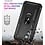 Ntech Hoesje Geschikt voor Samsung Galaxy A18 / A17 5G / A26 5G Hoesje Zwart Anti-Shock Hybrid Armor hoesje Met Draaibare Ring Houder - Samsung A18 / A17 Screenprotector 2 pack