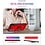 Ntech Hoesje Geschikt voor Samsung Galaxy A18 / A17 5G / A26 5G Hoesje Rood Anti-Shock Hybrid Armor hoesje Met Draaibare Ring Houder - Samsung A18 / A17 Screenprotector 2 pack