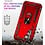 Ntech Hoesje Geschikt voor Samsung Galaxy A18 / A17 5G / A26 5G Hoesje Rood Anti-Shock Hybrid Armor hoesje Met Draaibare Ring Houder - Samsung A18 / A17 Screenprotector 2 pack