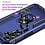 Ntech Hoesje Geschikt voor Samsung Galaxy A18 / A17 5G / A26 5G Hoesje Blauw Anti-Shock Hybrid Armor hoesje Met Draaibare Ring Houder - Samsung A18 / A17 Screenprotector 2 pack