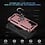 Ntech Hoesje Geschikt voor Samsung Galaxy A18 / A17 5G / A26 5G Hoesje Rose Goud Anti-Shock Hybrid Armor hoesje Met Draaibare Ring Houder - Samsung A18 / A17 Screenprotector 2 pack