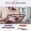Ntech Hoesje Geschikt voor Samsung Galaxy A18 / A17 5G / A26 5G Hoesje Rose Goud Anti-Shock Hybrid Armor hoesje Met Draaibare Ring Houder - Samsung A18 / A17 Screenprotector 2 pack