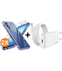 Ntech USB C Adapter 20W - USB C Snellader Met 1M USB C Kabel