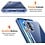 Ntech USB C Adapter 20W - USB C Snellader Met 1M USB C Kabel - Hoesje Geschikt voor Samsung Galaxy A18 transparant Anti Shock silicone hoesje met 2x screenprotector- Ntech COMBI-SET