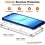 Ntech USB C Adapter 20W - USB C Snellader Met 1M USB C Kabel - Hoesje Geschikt voor Samsung Galaxy A18 transparant Anti Shock silicone hoesje met 2x screenprotector- Ntech COMBI-SET