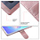 Ntech Hoesje geschikt voor Samsung Galaxy A08 hoesje Rose Goud pasjeshouder telefoon hoes - Met screenprotector tempered glass voor Galaxy A08 / A07 5G - 2x