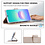 Ntech Hoesje geschikt voor Samsung Galaxy A08 hoesje Goud pasjeshouder telefoon hoes - Met screenprotector tempered glass voor Galaxy A08 / A07 5G - 2x