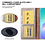 Ntech Hoesje geschikt voor Samsung Galaxy A08 hoesje Goud pasjeshouder telefoon hoes - Met screenprotector tempered glass voor Galaxy A08 / A07 5G - 2x