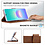 Ntech Hoesje geschikt voor Samsung Galaxy A08 hoesje Bruin pasjeshouder telefoon hoes - Met screenprotector tempered glass voor Galaxy A08 / A07 5G - 2x