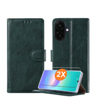 Ntech Hoesje geschikt voor Samsung Galaxy A08 hoesje Groen