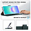 Ntech Hoesje geschikt voor Samsung Galaxy A08 hoesje Groen pasjeshouder telefoon hoes - Met screenprotector tempered glass voor Galaxy A08 / A07 5G - 2x