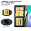 Ntech Hoesje geschikt voor Samsung Galaxy A08 hoesje Groen pasjeshouder telefoon hoes - Met screenprotector tempered glass voor Galaxy A08 / A07 5G - 2x