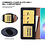 Ntech Hoesje geschikt voor Samsung Galaxy A08 hoesje Zwart pasjeshouder telefoon hoes - Met screenprotector tempered glass voor Galaxy A08 / A07 5G - 2x