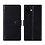 Ntech Hoesje geschikt voor Samsung Galaxy A08 hoesje Zwart pasjeshouder telefoon hoes - Met screenprotector tempered glass voor Galaxy A08 / A07 5G - 2x