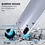 Ntech Hoesje geschikt voor Samsung Galaxy A08 Hoesje transparant - Anti Shock silicone hoesje Galaxy A07 case met 2 Pack Screenprotector tempered glass voor Samsung A08