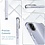 Ntech Hoesje geschikt voor Samsung Galaxy A08 Hoesje transparant - Anti Shock silicone hoesje Galaxy A07 case met 2 Pack Screenprotector tempered glass voor Samsung A08
