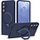 Ntech Hoesje Geschikt voor Samsung Galaxy A18 Hoesje – Navy – Zachte Siliconen Backcover met Ring – MagSafe Geschikt – Slim & Beschermend Galaxy A17 hoesje
