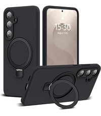 Ntech Hoesje Geschikt voor Samsung Galaxy A18 Hoesje – Zwart