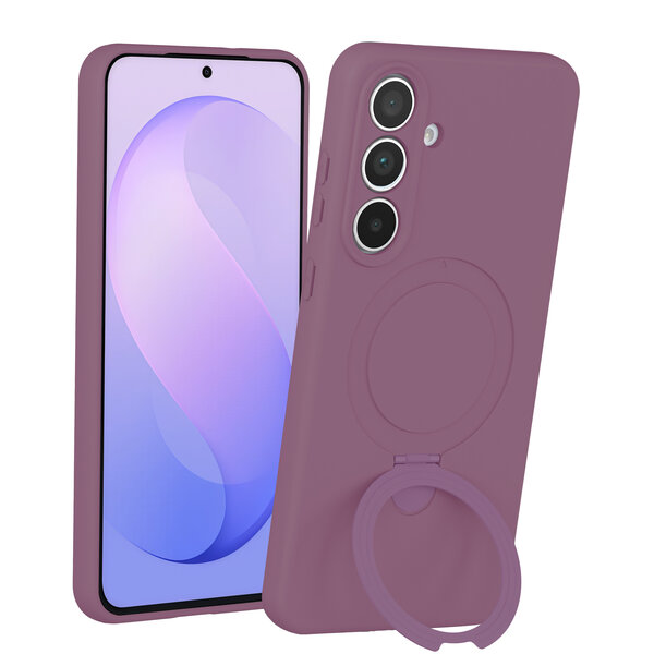 Ntech Ntech Hoesje – Geschikt voor Xiaomi Redmi A7 Pro/15a Zacht Siliconen Hoesje Burgundy – MagSafe Geschikt - Liquid Backcover met Ring hoesje Xiaomi Redmi A7 Pro/15a