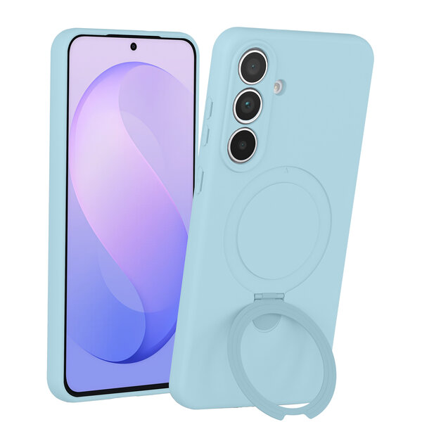 Ntech Ntech Hoesje – Geschikt voor Xiaomi Redmi A7 Pro/15a Zacht Siliconen Hoesje Blauw – MagSafe Geschikt - Liquid Backcover met Ring hoesje Xiaomi Redmi A7 Pro/15a