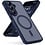 Ntech Ntech Hoesje Geschikt voor Samsung Galaxy S26 FE / S25 FE Hoesje Navy voor MagSafe – Shockproof Back Cover – Camera- en Lensbescherming – Beschermhoes
