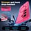 Ntech Ntech Hoesje Geschikt voor Samsung Galaxy S26 FE / S25 FE Hoesje Roze voor MagSafe – Shockproof Back Cover – Camera- en Lensbescherming – Beschermhoes