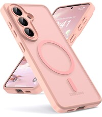 Ntech Ntech Hoesje Geschikt voor Samsung Galaxy S26 FE / S25 FE Hoesje Licht Roze