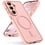 Ntech Ntech Hoesje Geschikt voor Samsung Galaxy S26 FE / S25 FE Hoesje Licht Roze voor MagSafe – Shockproof Back Cover – Camera- en Lensbescherming – Beschermhoes
