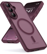 Ntech Ntech Hoesje Geschikt voor Samsung Galaxy S26 FE / S25 FE Hoesje Bordeaux