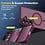 Ntech Ntech Hoesje Geschikt voor Samsung Galaxy S26 FE / S25 FE Hoesje Bordeaux voor MagSafe – Shockproof Back Cover – Camera- en Lensbescherming – Beschermhoes