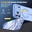 Ntech Ntech Hoesje Geschikt voor iPhone 17 Pro Max / 18 Pro Max Hoesje Licht Blauw voor MagSafe – Shockproof Back Cover – Camera- en Lensbescherming – Beschermhoes