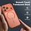 Ntech Ntech Hoesje Geschikt voor iPhone 17 Pro Max / 18 Pro Max Hoesje Oranje voor MagSafe – Shockproof Back Cover – Camera- en Lensbescherming – Beschermhoes
