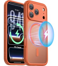 Ntech Ntech Hoesje Geschikt voor iPhone 17 Pro Max / 18 Pro Max Hoesje Oranje