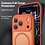 Ntech Ntech Hoesje Geschikt voor iPhone 17 Pro Max / 18 Pro Max Hoesje Oranje voor MagSafe – Shockproof Back Cover – Camera- en Lensbescherming – Beschermhoes