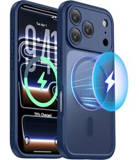 Ntech Ntech Hoesje Geschikt voor iPhone 17 Pro Max / 18 Pro Max Hoesje Navy
