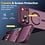 Ntech Ntech Hoesje Geschikt voor iPhone 17 Pro / 18 Pro Hoesje Bordeaux voor MagSafe – Shockproof Back Cover – Camera- en Lensbescherming – Beschermhoes